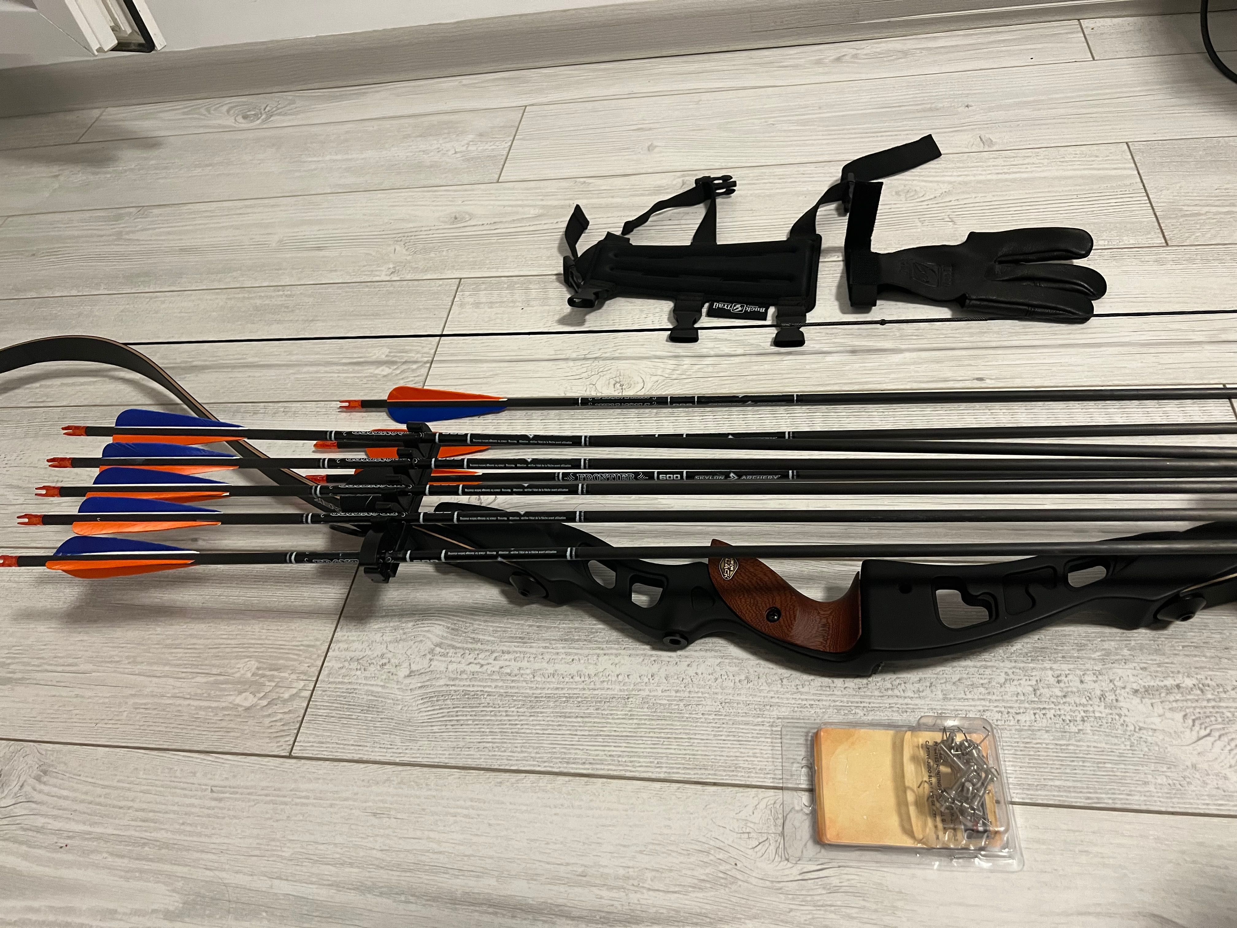 Arc recurve vanatoare profesional win&win black elk ILF