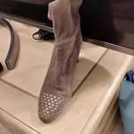 Cizme( botine)de culoare gri