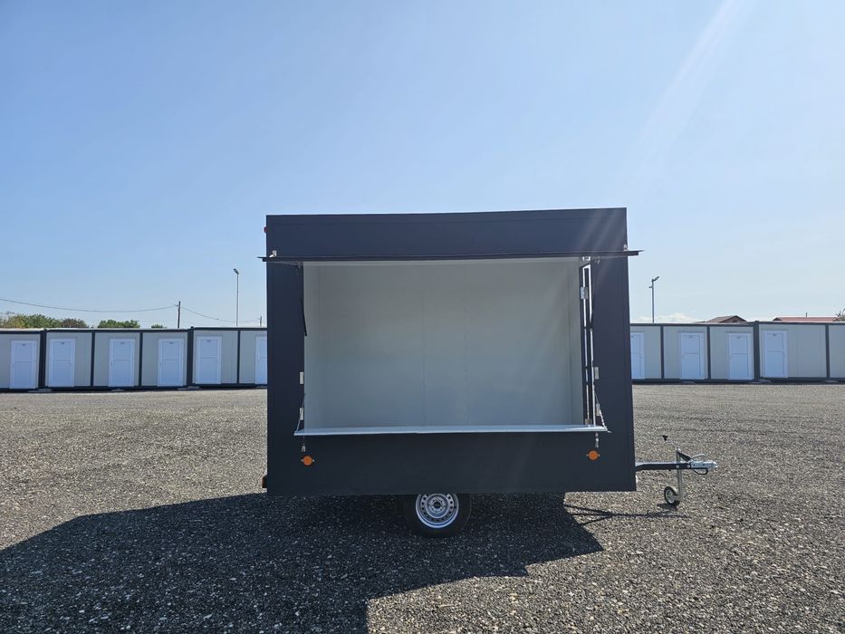 Rulota Comerciala 3x2x2.3m, Omologata MMA 750kg, Cel Mai Mic Pret,Rate