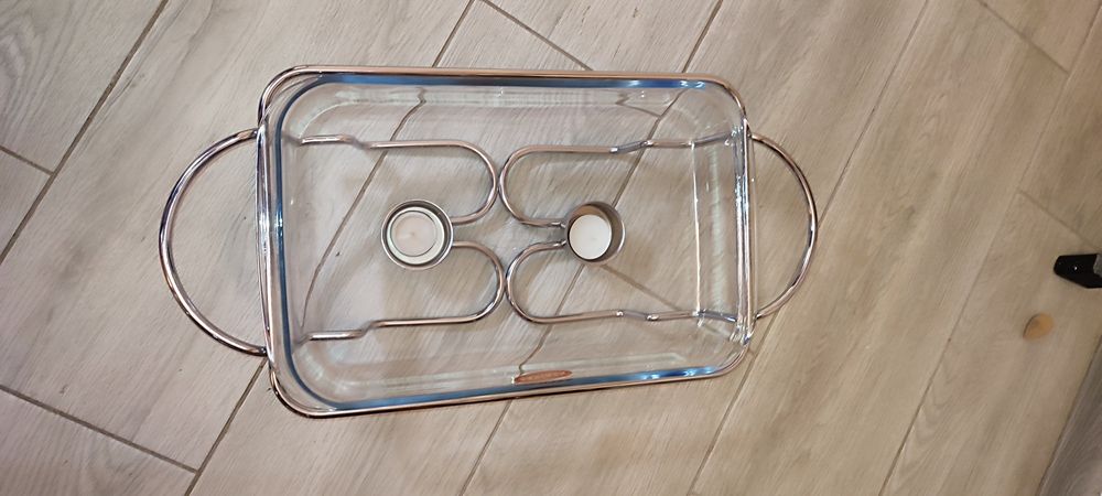 Vas termorezistent, cu incalzitor pentru mancare, 3 l, Sabinex