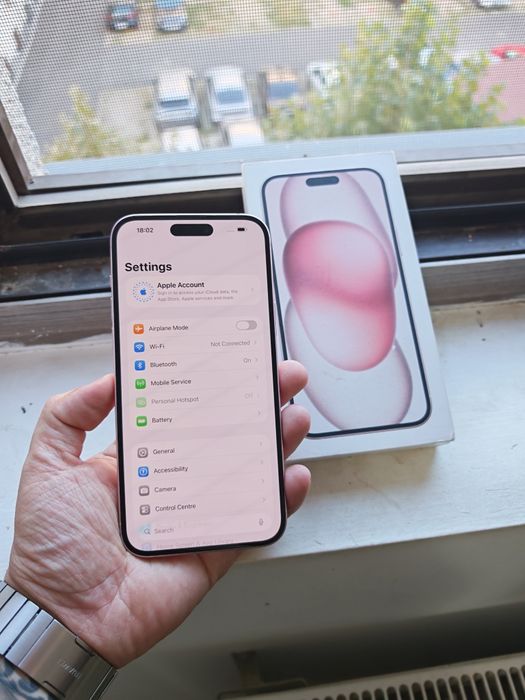 iPhone 15 Plus Rose 128GB Stare foarte buna totul original liber retea