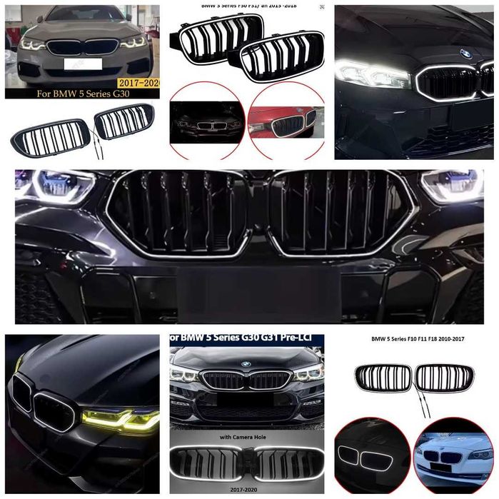 Grile iluminate LED BMW X6, X5, G30 , G20, G06, G05, F10, F30, X3, X4