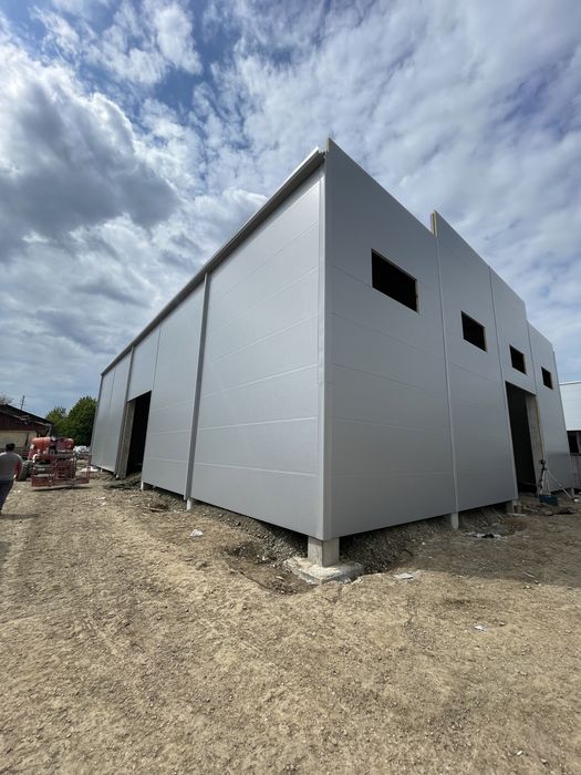 Constructii hale metalice/ montaj panouri sandwich