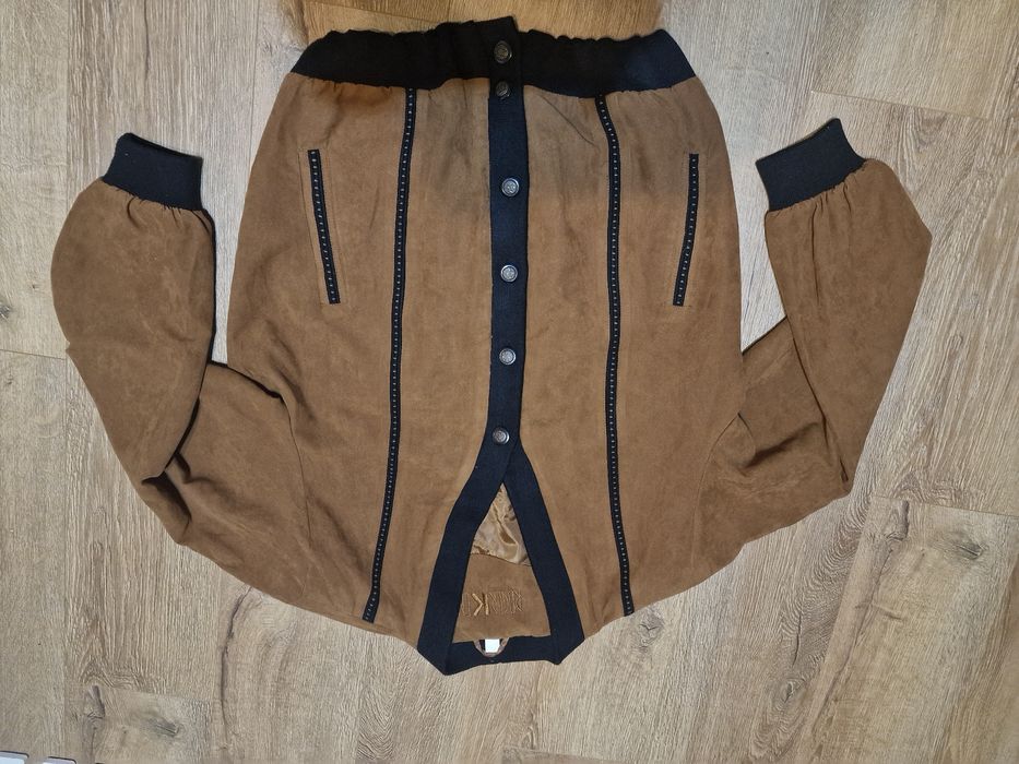 Jacketa Vintage Roger Kent / Cardigan / Jacheta din imitatie de piele