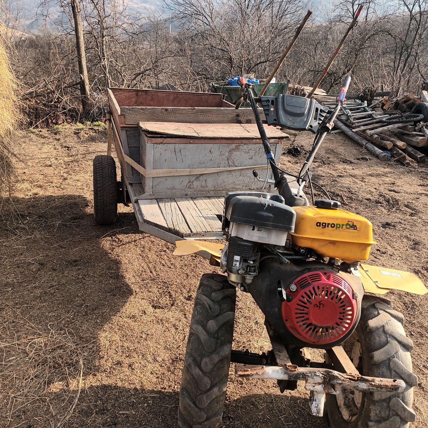 Vând motocultor progarden 18cp