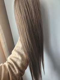 Уникална дълга естествена опашка коса треса удължения екстеншъни