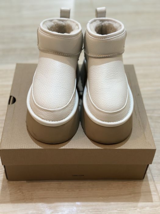 Угги натуральная кожа, натуральный мех