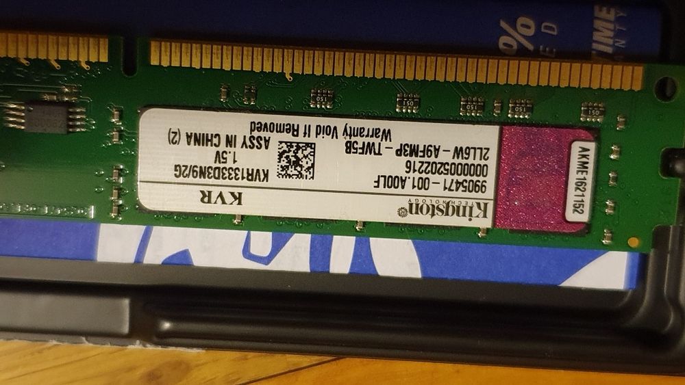 Memorii desktop 2x2gb kingstom și kingmax