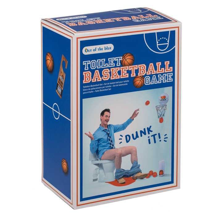 Забава за цялото семейство - баскетбол за тоалетна