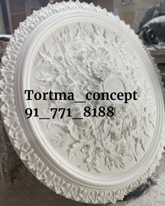 Lepka gips tortma ramka dekor 3d kalonna karniz