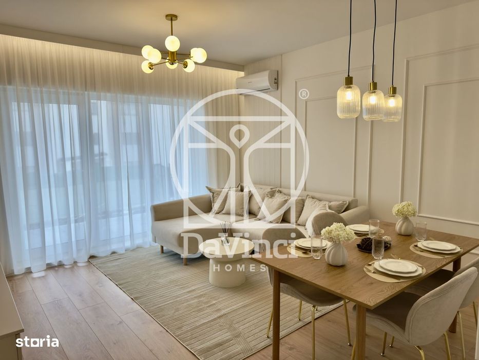 Ap. decomandat 3 camere, 2 bai - 75.71 mp + balcon 12.4 mp pe SUD