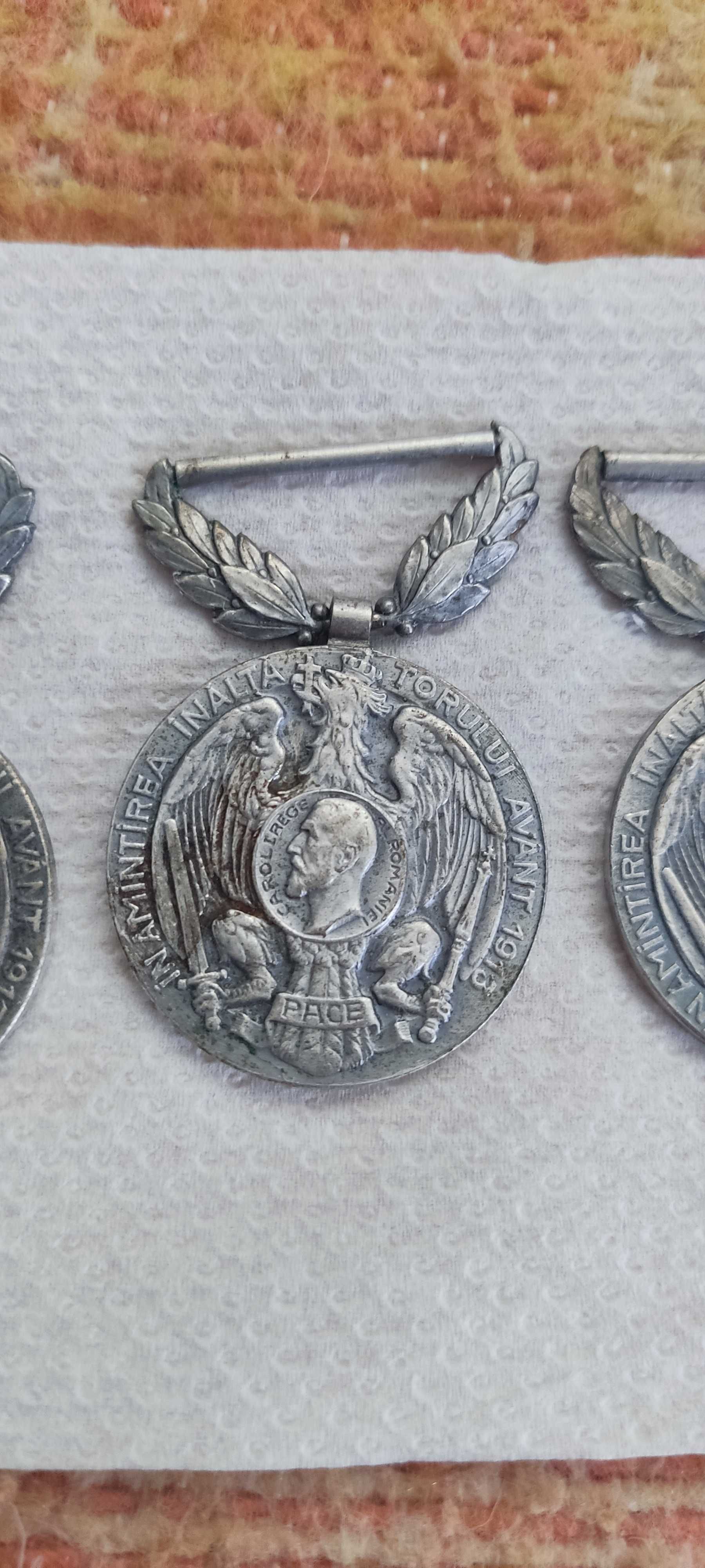 Medalie din Carpați peste Dunăre în Balcani 1913