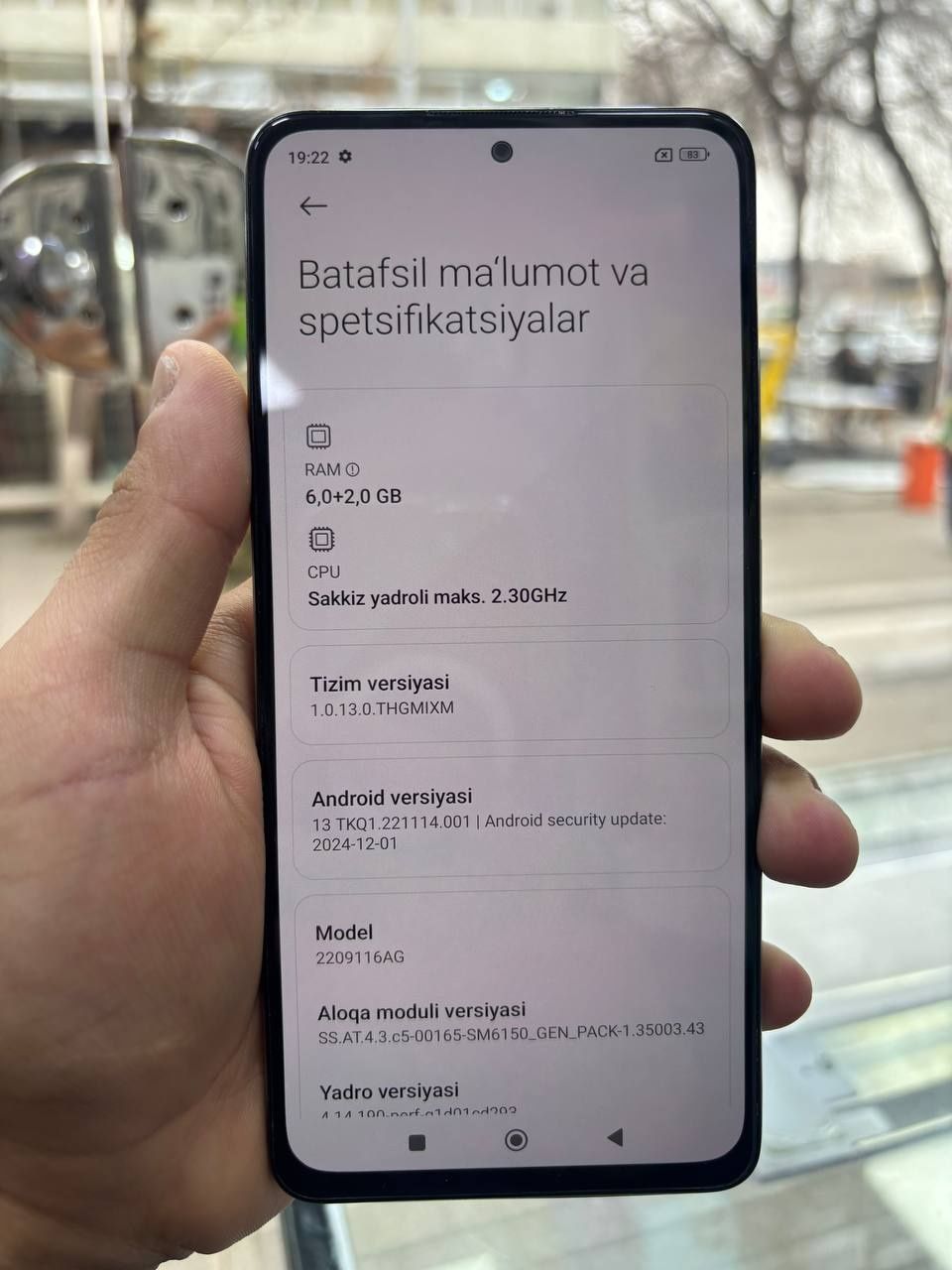 Redmi not 12 pro 8/128