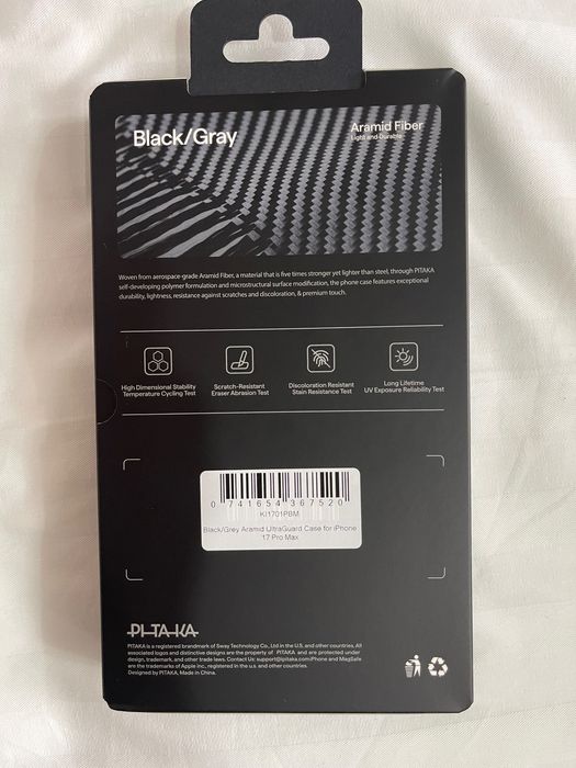 Чехол Pitaka Aramid UltraGuard Case для iPhone 17 Pro Max