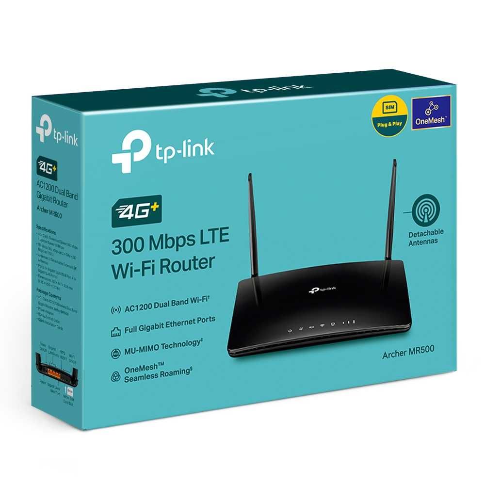 Noi Router Wireless TP-Link 4G + MR500 AC1200 Dual Band sim MU-MIMO LT