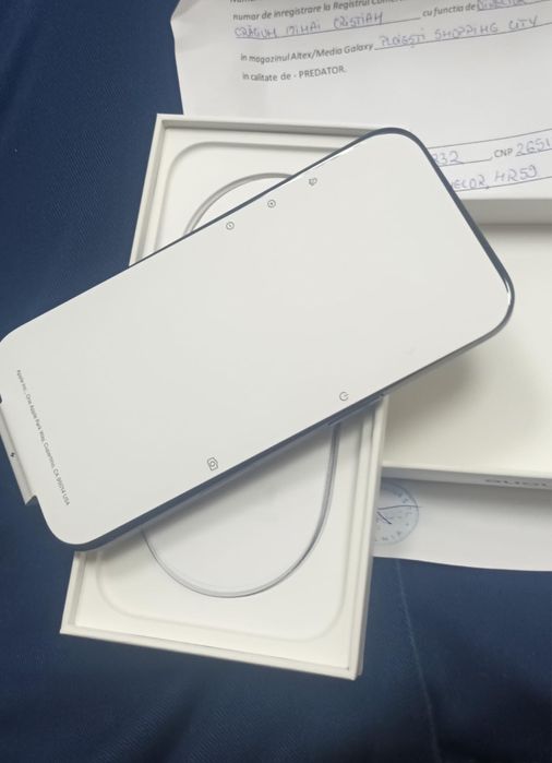 Iphone 16 nou, in cutie, negru, 256 gb