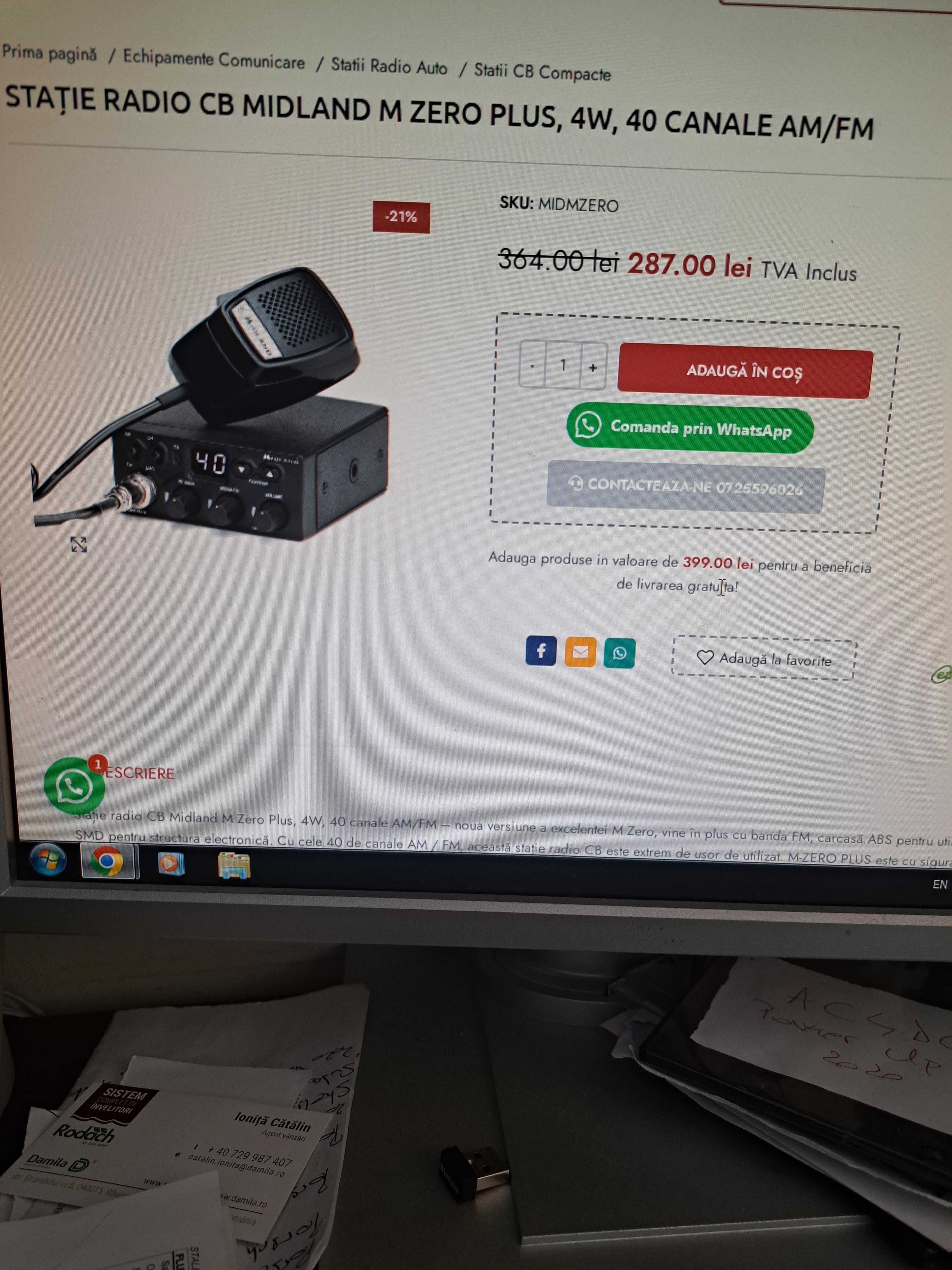 Statie auto si antena MIDLAND