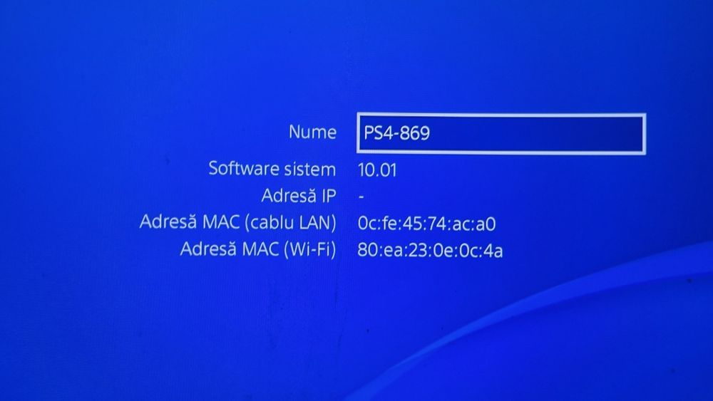 Consola Ps4 phat 1tb soft 10.01