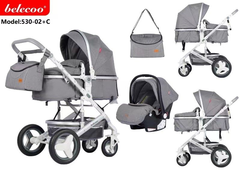 Коляска Трансформер 2 В 1 с автокреслом