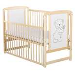 Patut din lemn, BabyNeeds, Timmi, cu laterala culisanta