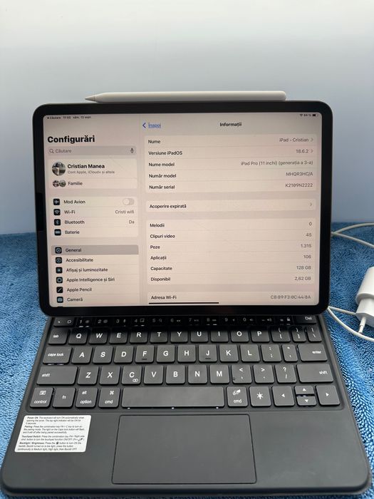Vând iPad Pro 11” Gen 3