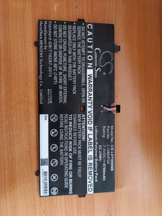 Acumulator compatibil Lenovo Yoga 900 model L14M4P24