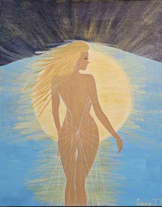 Tablouri de vânzare, picturi realizate manual în acril pe pânză.