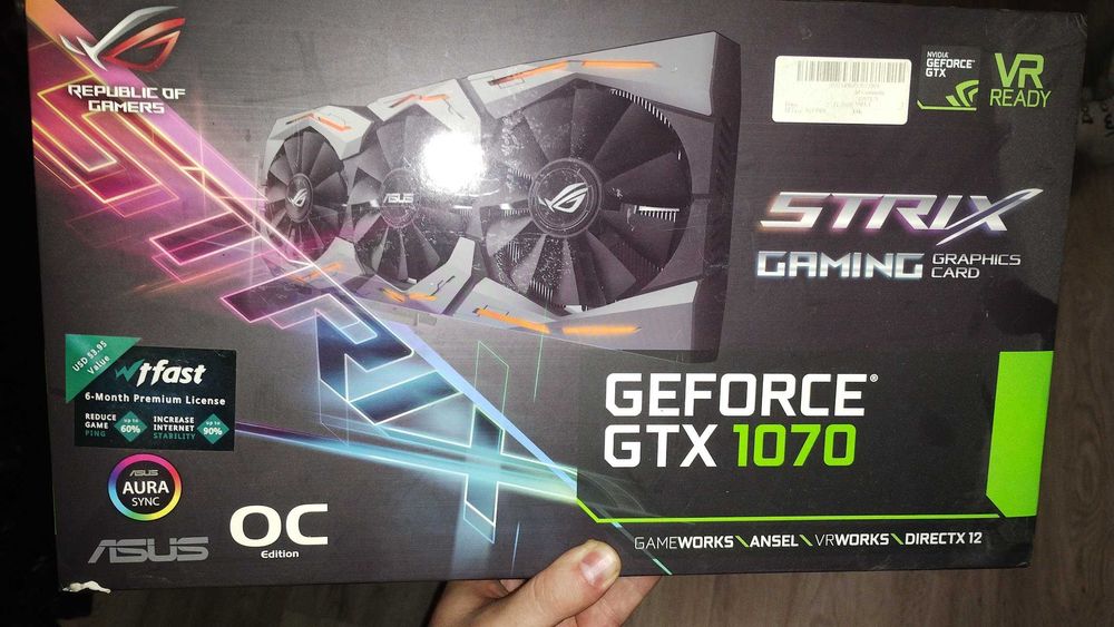 Asus Rog Strix GTX 1070 перфектна