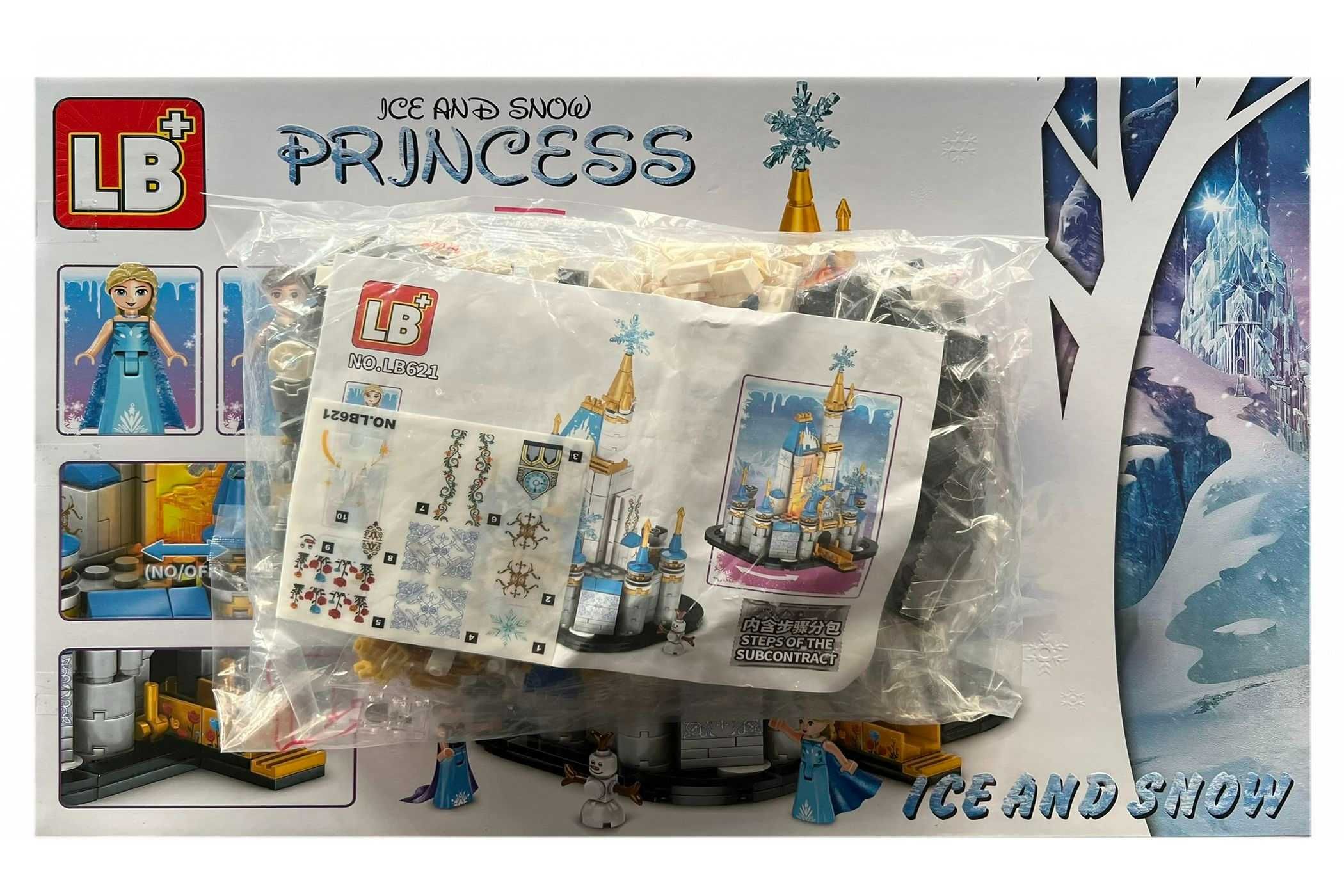 Set de constructie pentru fete, Frozen, 432 de piese tip lego
