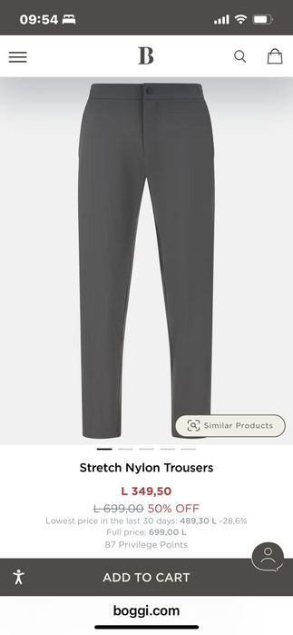 Pantaloni bărbat BOGGI MILANO