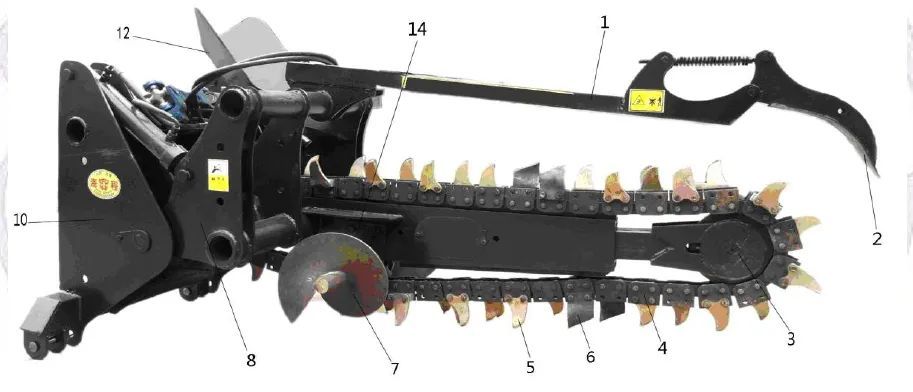 Trencher tractor EA 1000