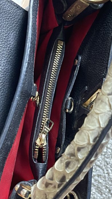 Geanta Louis Vuitton Capucines Mini Piele Naturala