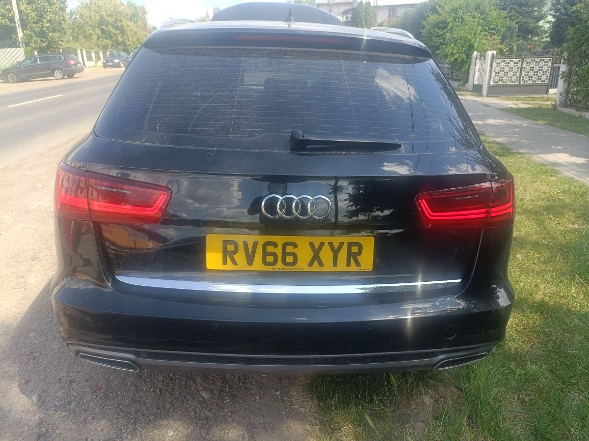 Bară spate Audi A6 C7 facelift 2015-2018 S line model fagure senzori