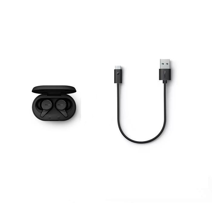 Безжични слушалки с микрофон PHILIPS TAT1207BK/00