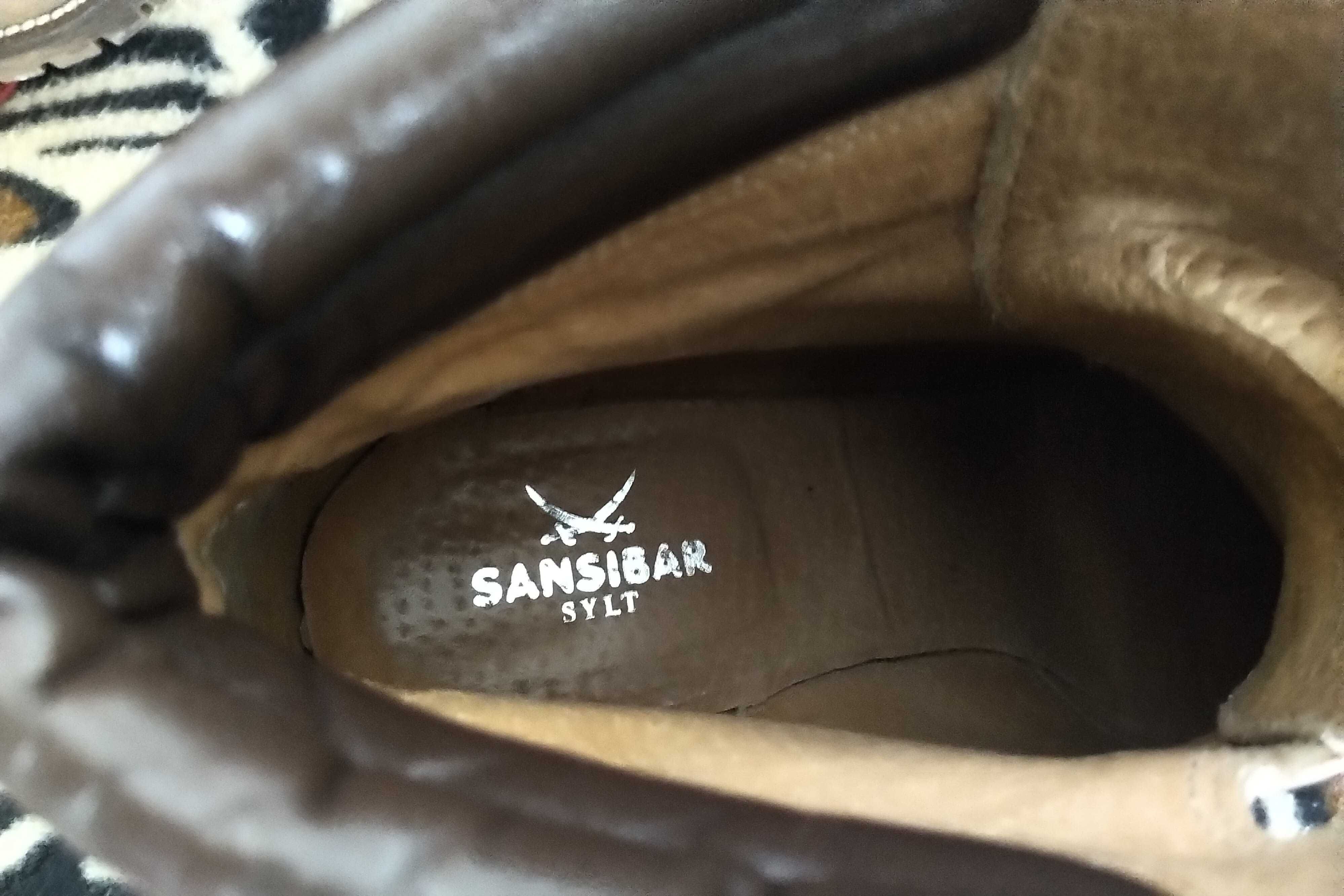 Намалени - Боти SANSIBAR на ток, естествена кожа