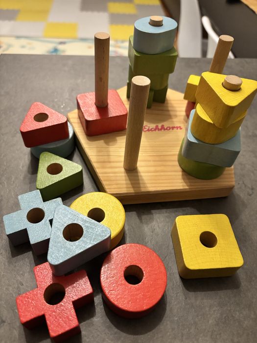 Дървени играчки сортери