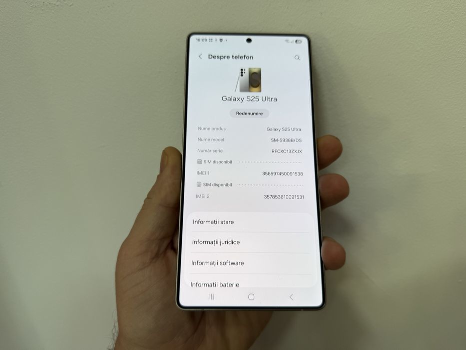 Samsung Galaxy S25 Ultra, 512GB, 12GB RAM, 5G, Titanium Gray