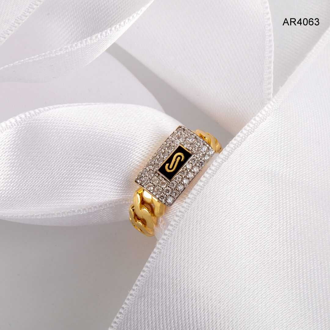 Inel Monaco Chain Aur 14K ARJEWELS [AR4063]