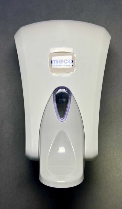 Dozator săpun lichid Meco S5 - 500 ml - Sistem antivandalism - Alb