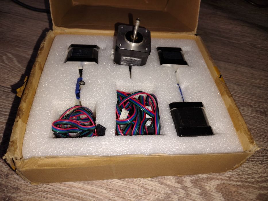 Шаговый мотор nema 17 для 3д принтер 3d printer ЧПУ  cnc