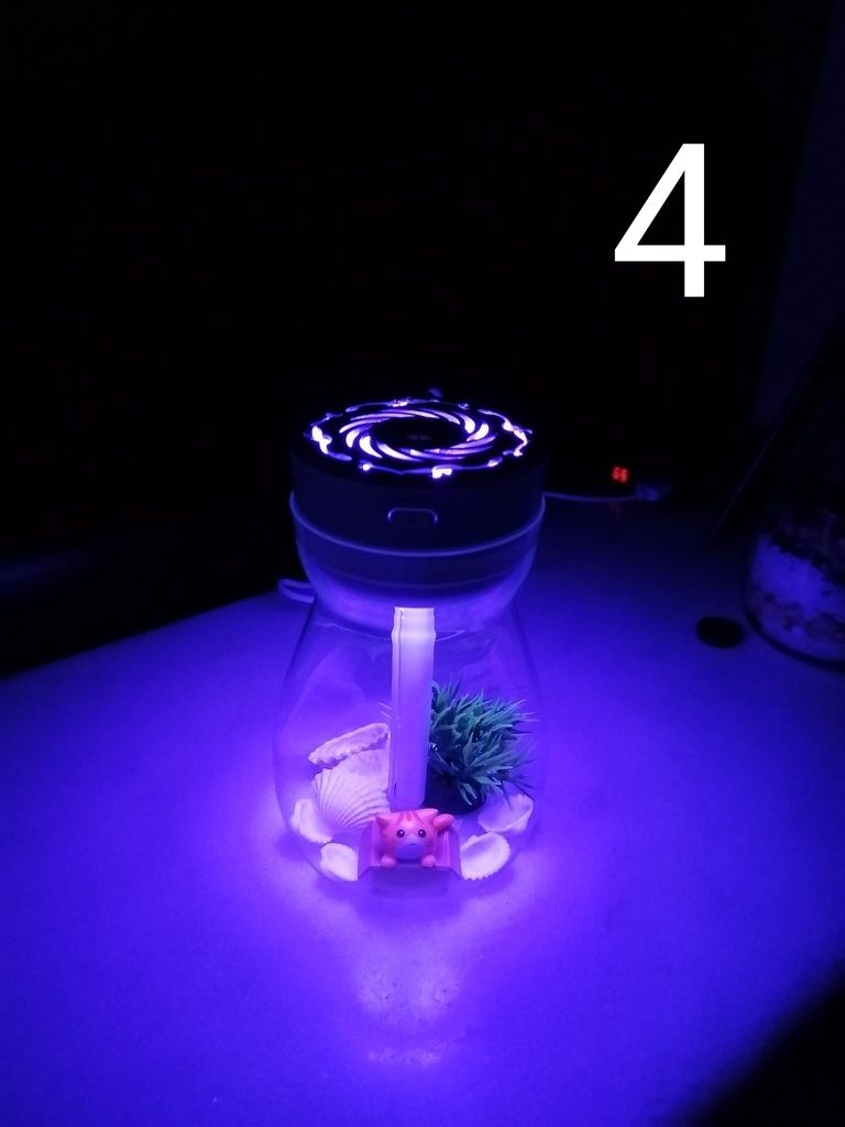UMIDIFICATOR cu LED incorporat, ideal pentru purificarea aerului
