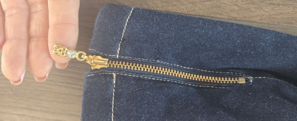 Sassofono елегантен деним костюм 3 части – размер M