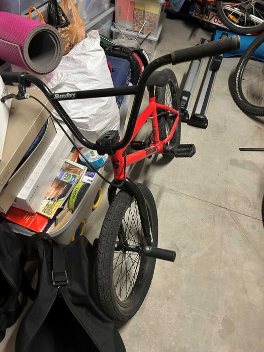 Колело BMX червено за града