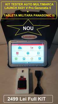 NOU Kit Tester Auto Launch Bluetooth + Tableta PANASONIC Militara FZG1