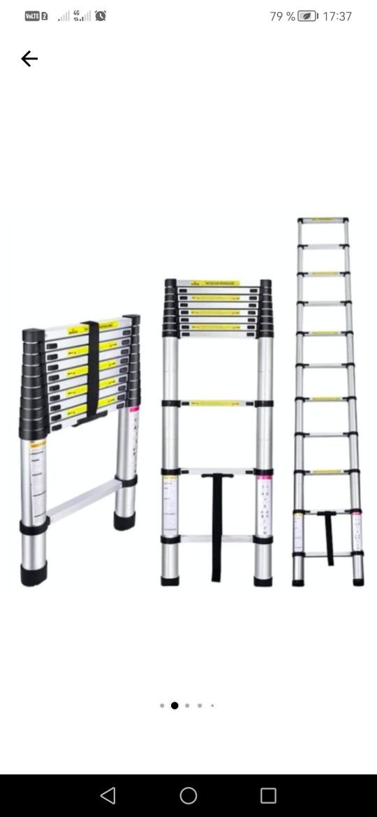 SCARI aluminiu noi sigilate 3 m - 5m