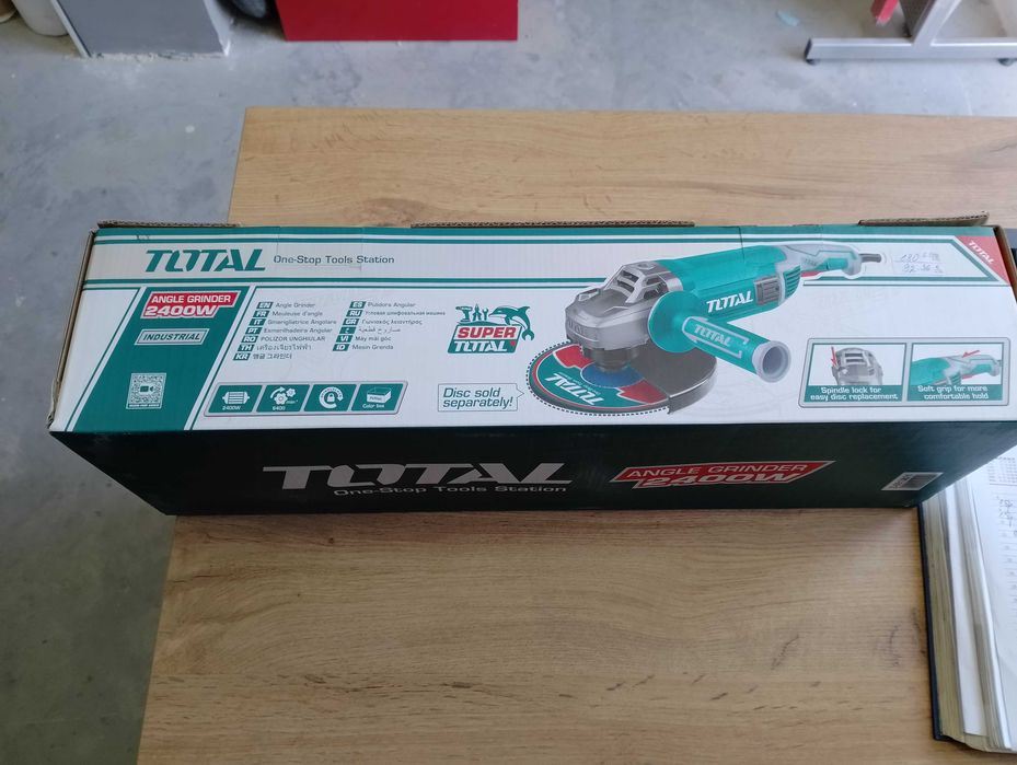 Ъглошлайф TOTAL Industrial, 2400 W, Ø 230 mm