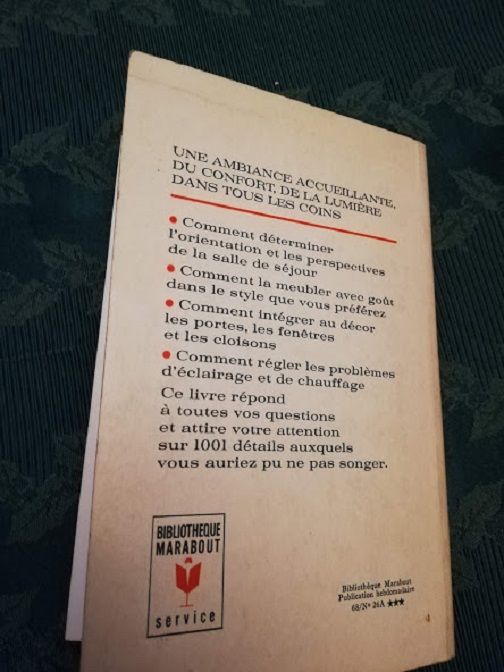 carte La salle de sejour -art et confort - vol 2 ed. Marabout