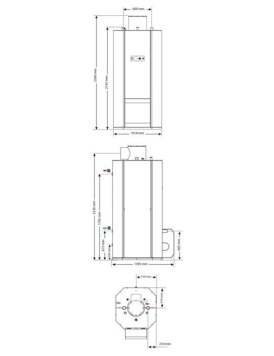 Centrala termică de înaltă performanță 220 Kw -  ACV HeatMaster 201