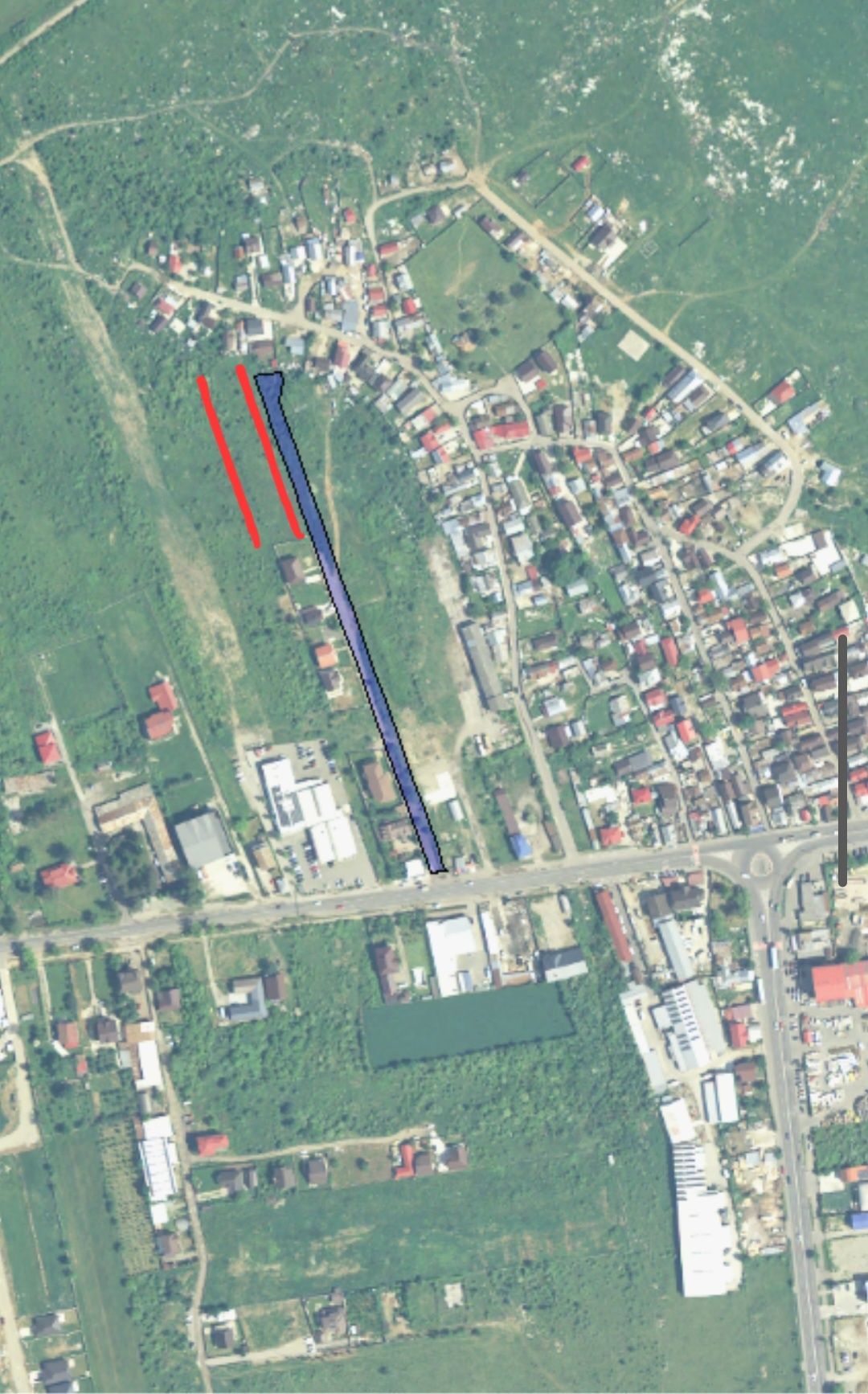 Vand parcele teren Targoviste langa rep Skoda ,Str.Calea Câmpulung