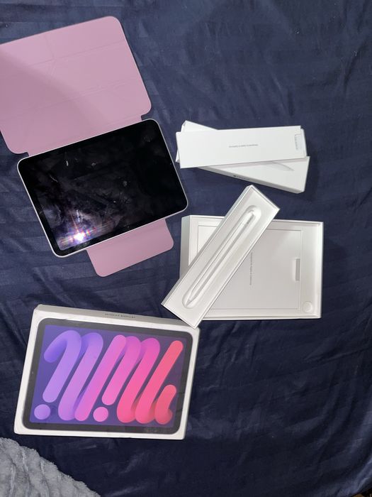 Ipad mini 2024 8.3 дюйм, 8гб/128гб, Ipencil type C, фиолетовый